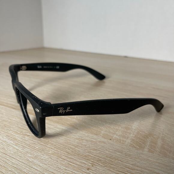 Ray-Ban RB2132 New Wayfarer 622 Sunglasses Black Rubber Frames Only 55-18-145 - Picture 3 of 9